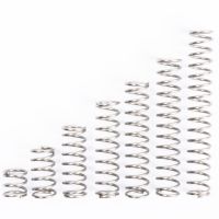 20pcs/lot 0.4x3/4/5/6/7/8/10x5/10/15/20/25/30/35/40/45/50mm 0.4mm Stainless Steel Micro Small Compression spring OD 6mm