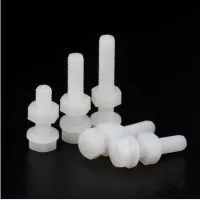 M6 M8 M10 M12 White Nylon Hex Screw Nylon Hex Washer Nut Set Bolt Name: Nylon Hexagon Combination Bolts