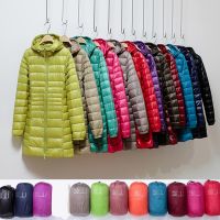 ✺✟✲ sdeifhruhvfu Size Mulheres Casacos Puffer Ultraleve Down Jacket Novo Outono Inverno Quente Portátil Casaco Com Capuz Feminino Blusão Parka