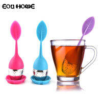 Creative Leaf Shape ซิลิโคนชา Infusers Reusable ชากาแฟกรอง Drop ถาดชา Ball สมุนไพรเครื่องเทศกรองชา Tools