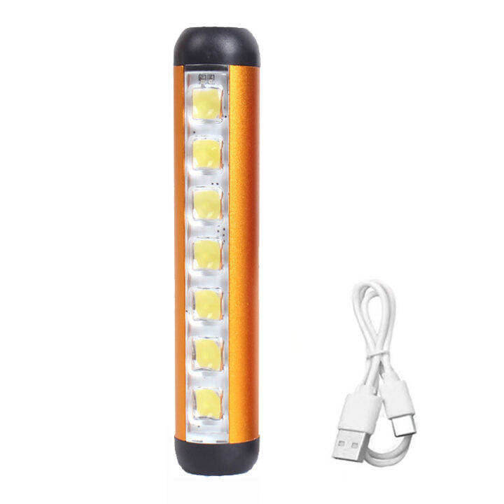 mini-led-flashlight-xpe-cob-lamp-beads-ultra-bright-torch-with-clip-magnet-work-light-waterproof-usb-rechargeable-flashlight