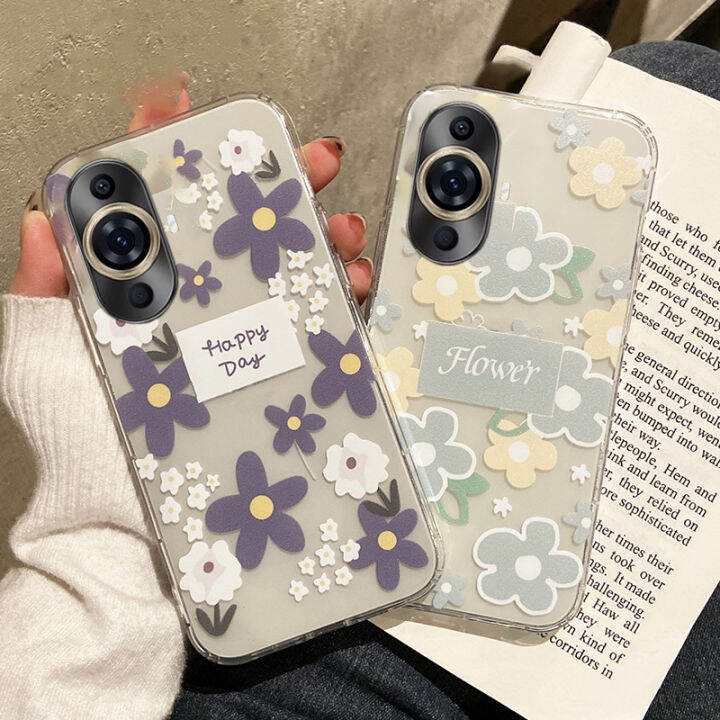 เคสโทรศัพท์ใหม่สำหรับ-huawei-nova-11-pro-กรอบลายดอกไม้พร้อมซิลิโคนนิ่มสำหรับแฟชั่นและป้องกันการตกสำหรับเคส-huawei-nova-11