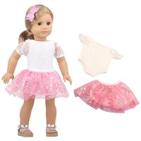 Doll Clothes Dress for 17 Inches Dollls American Girl Doll Clothes Fashion New Baby Born Clothes 43 cm DIY Baby Birthday Gift Hand Tool Parts Accessor