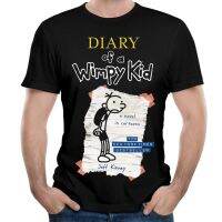 Men Diary Of A Wimpy Kid 100 Cotton T Shirts Short Sleeve Summer Printed T-Shirt Fashion