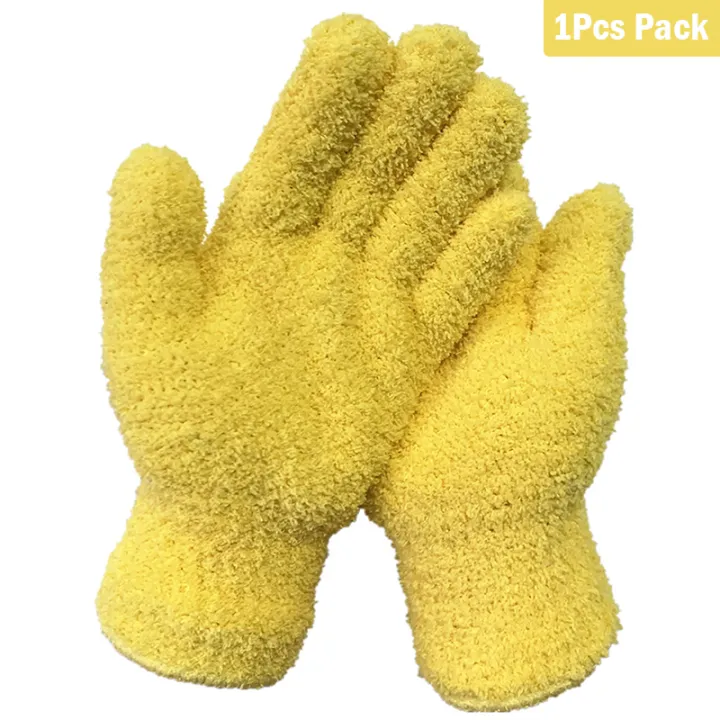 MICROFIBRE GLOVE TOUCH TO CLEAN SUPER SOFT  DUST EATING WASHING GLOVE  MITT