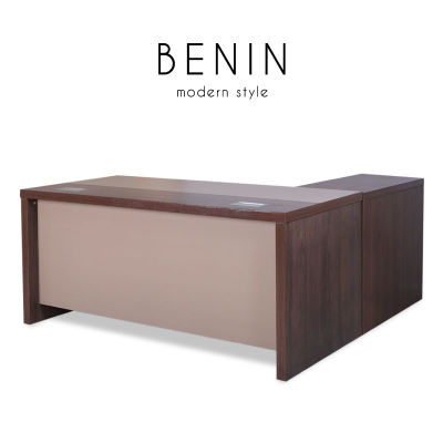 เลือกขนาดได้ BENIN (เบนิน) โต๊ะสำนักงาน โครงไม้ โต๊ะทำงานผู้บริหาร โต๊ะผู้บริหาร