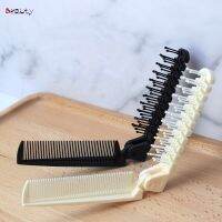 【BEIBEI】 1PC Foldable Hair Comb Anti-static Massage Student Straight Curly Hair Dual-use Double Head Hairdressing Comb