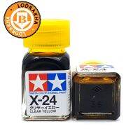 สีเครียเหลืองใสสูตรน้ำมัน Tamiya Enamel X24 Clear Yellow 10ml