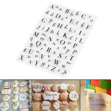 Fondant Letter Cutters, Letters Chocolate Cake Mold for Baking Decoration  (Lower Case Letters): Buy Online at Best Price in UAE 