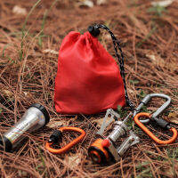 กระเป๋าเก็บของกระจุกกระจิกแบบพกพากระเป๋าอเนกประสงค์ Drawstring Design Organizer แคมป์ปิ้ง Travel Outdoor Tools