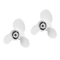 2X Propeller 9 1/4X11 for Outboard Engines 9.9 F9.9 15HP F15C F15 Aluminum 8 Tooth Spline RH 63V-45943-00-EL