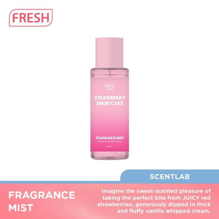 Fresh Scentlab Strawberry Shortcake Fragrance Mist 88 mL Lazada PH