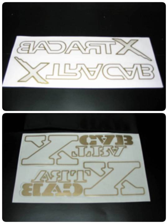 สติ๊กเกอร์แบบดั้งเดิม-คำว่า-xtracab-ติดกระจกแค็ป-toyota-mightyx-sticker-ติดรถ-แต่งรถ-xtracab-xtra-cab-extra-mighty-x-ปี-1992-1994-ปี-1995-1996-โตโยต้า