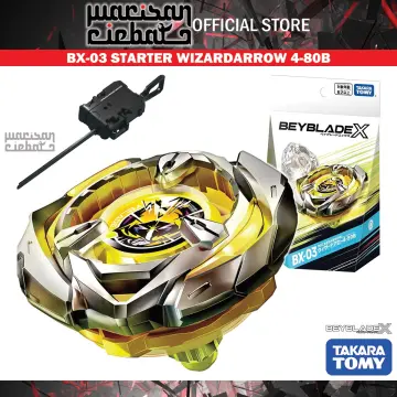  Beyblade X Beyblade X BX-03 Starter Wizard Arrow 4-80B : Toys &  Games