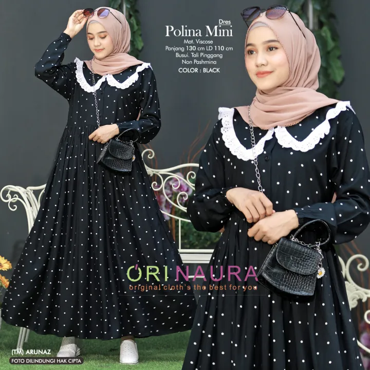 Polina Midi Dress Orinaura Gamis Mini ...