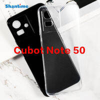 สำหรับ Cubot Note 50โทรศัพท์เจลพุดดิ้งซิลิโคนผิวนอกป้องกันด้านหลังสำหรับ Cubot Note 50เคส TPU แบบนิ่ม