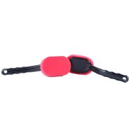 Car Wheel and Tire Waxing Applicator Coating Sponge Brush Black and Red Waxing Sponge Brush Replaceable Cleaning Hand Pad