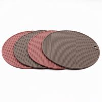 【CW】 Multifunctional Round Heat-resistant Silicone Table Drink Coaster