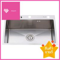 ซิงค์ฝัง 1หลุม TECNOPLUS 10082 QS.03 สเตนเลสBUILT-IN SINK TECNOPLUS 10082 QS.03 1B STAINLESS STEEL **ใครยังไม่ลอง ถือว่าพลาดมาก**