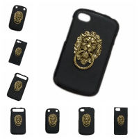 Case for Blackberry Q10 Classic Q20 9320 Keyone DTEK 70 KEY 2 LE 3D Metal Bronze Lion Head Finger Ring Stand Holder Soft TPU Phone Cover