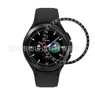 [COD] เหมาะสำหรับ Samsung Galaxy Watch 3 S 41mm วงกลมตารางเวลา 45mm แหวนป้องกันนาฬิกาความเร็ว