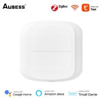 Aubess Tuya สวิตช์ WiFi/ZigBee ปุ่มกด2แก๊งฉลาดชีวิต Tuya รีโมทแอปศูนย์ควบคุมใช้ได้กับ Alexa, Google Assistant