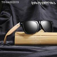 ∏๑ Fashionable Bamboo Wood Sunglasses Men Women Classic Square Vintage Driving Sun Glasses Black Fishing Eyewear UV400 Eyepieces