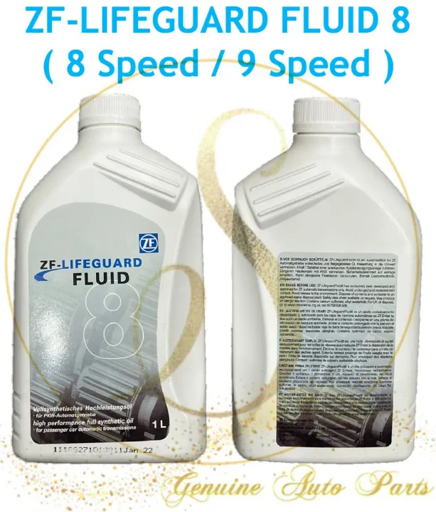 (100 ORIGINAL) ZF LIFEGUARD FLUID 8 8HP ATF TRANSMISSION OIL LAND