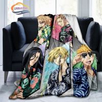 [High-end blanket] High-end blanket Blooded Animation Tokyo Revengers ผ้าห่มแคชเมียร์แฟชั่นการ์ตูน Tokyo Revengers แบบพกพา Flannel ผ้าห่ม Nap โซฟาผ้าห่ม