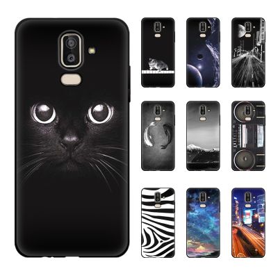 （shine electron）เคสซิลิโคนลายการ์ตูนแมวสุนัขน่ารัก J8เคสสำหรับ Samsung Galaxy ออกแบบได้ตามต้องการสำหรับ Samsung J8 J 8 2018 SM-J810G J810F J810Y J810M