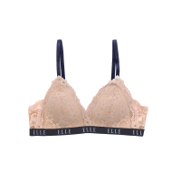 ELLE Lingerie Padded bra ยกทรงรูปแบบไม่มีโครงตกแต่งลูกไม้ รุ่น LB6719