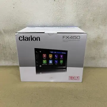 Clarion FX450 Double-Din Multimedia Receiver w/ Apple CarPlay