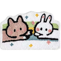 Fluffy Absorbent Car Anime Washable non-slip bedroom rug soft Bathroom Door Mat Bed bath and table Area Car Floor Mat