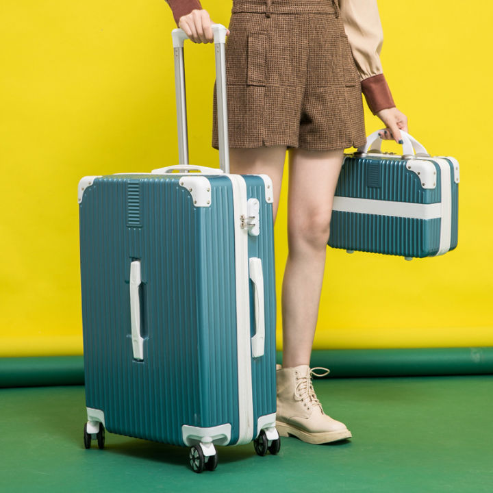 กระเป๋าเดินทาง-20-24-28นิ้ว-trolley-suitcase-กระเป๋าเดินทาซิป-กระเป๋าเดินทางล้อลาก-pc-กันน้ำ-กระเป๋าเดินทางแบบมีซิปด้วยล้อลาก-luggage-travel-bag