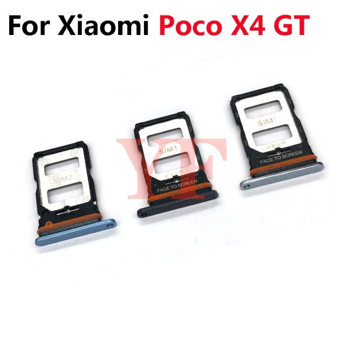 for-poco-x4-gt-sim-card-tray-slot-holder-adapter-socket-repair-parts