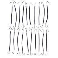 youyuanbai2 20pcs TAIL hooks แถบคาดศีรษะผมหนีบผมคลิปยางผมถักเปียผม