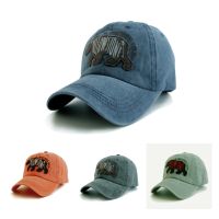 [COD] New spring and summer cartoon bear retro baseball cap male female travel personality sun hat cross-border washable visor