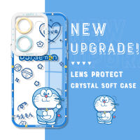 Case4you เคสสำหรับ Tecno Camon 20 Tecno Camon 20 Pro ของแท้กันกระแทกใหม่เคสโทรศัพท์คริสตัล Doraemn ที่สร้างสรรค์ปลอกอ่อนเคสมือถือใสป้องกันกล้องคลุมทั้งหมด