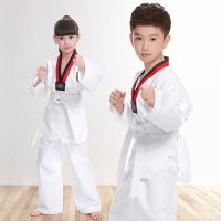 ชุดโดบ็อกกสำหรับเด็กชุดเครื่องแบบ Gi คาราเต้ยูโดชุดเทควันโดสีขาว2022 TKD