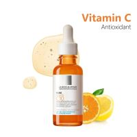 La Roche-Posay Vitamin C Facial Serum Brightening Antioxidant With VC10% Improve Dullness Evens Skin Tone Anti-Aging Serum 30Ml