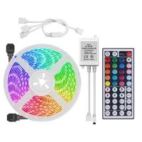 1/2/3/4/5/10/15/20m LED Strip Lights IP20 RGB Strip LED Light Flexible Ribbon Stripe DC 12V RGB Diode Tape IR Controller Adapter