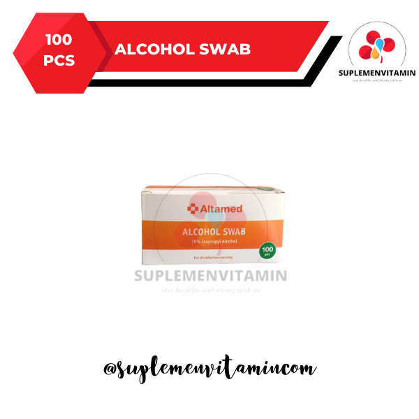 Altamed Alcohol Swab Original Box Isi 100pcs Lazada Indonesia 1127