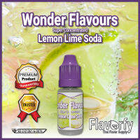 Wonder Flavours Lemon Lime Soda SC - เลมอนมะนาวโซดา(เข้มข้น) - กลิ่นผสมอาหาร - ผ่านการรับรองจาก อย. ประเทศไทย บรรจุและขายโดย Flavorfy กลิ่นผสมอาหารอเนกประสงค์ เหมาะสำหรับ ลูกอม, กัมมี่, น้ำผลไม้, เบเกอรี่, ไอศครีม, ของเหลวอื่่นๆ