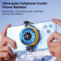 △✎ Mobile Phone Cooler Low Noise Strong Wind Ultralight Cooling Area Semi-Conductor Phone Cooling Fan Radiator Phone Supplies