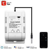 Works With Alexa Google Home Ds18b20 Temperature Sensor Tuya Smart Wifi Rf433 Intelligent Thermostat Temperature Switch 16a