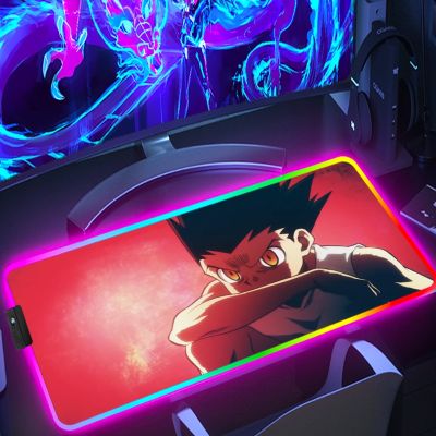 【jw】✑■  Anime Rgb X Laptop Accessories Mousepad Gamer Deskmat Desk Protector Mats Mause Pc