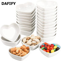 DAFIFY พอร์ซเลนบาร์บีคิวจานซอสถั่วเหลืองหรือ Ramekin ชามอบเซรามิกอาหารเรียกน้ำย่อยบนโต๊ะอาหาร7*8เซนติเมตร