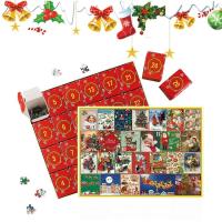 Christmas 24 Days Countdown Calendar Puzzle Christmas Advent 1000 Pieces Jigsaw Puzzles Countdown To Christmas Puzzle Toy physical