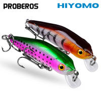 PROBEROS 1ชิ้นสร้อยลอยล่อ6เซนติเมตร5กรัมไบโอนิค Crankbait ล่อเหยื่อน้ำจืดหัวงูล่อตกปลาน้ำเค็มรอก DW516