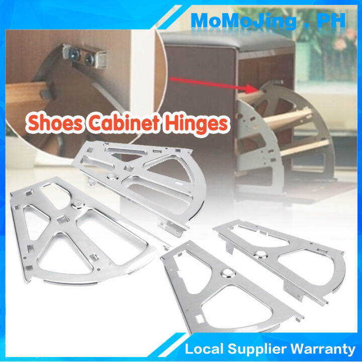 2Pcs Flip Frame Rack Shoe Shelf Hinge 1/2/3 Layers Shoe Flip